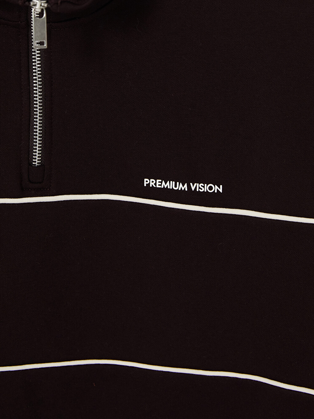 Mock Neck Striped Men's Sweatshirt-6