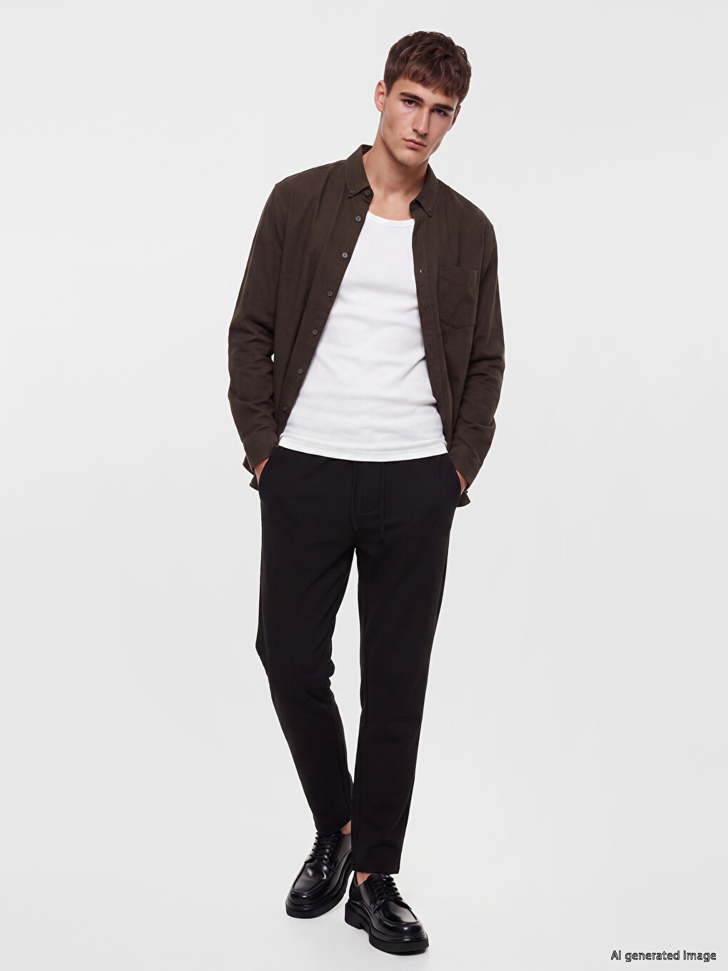 Siyah Regular Fit Erkek Eşofman Altı