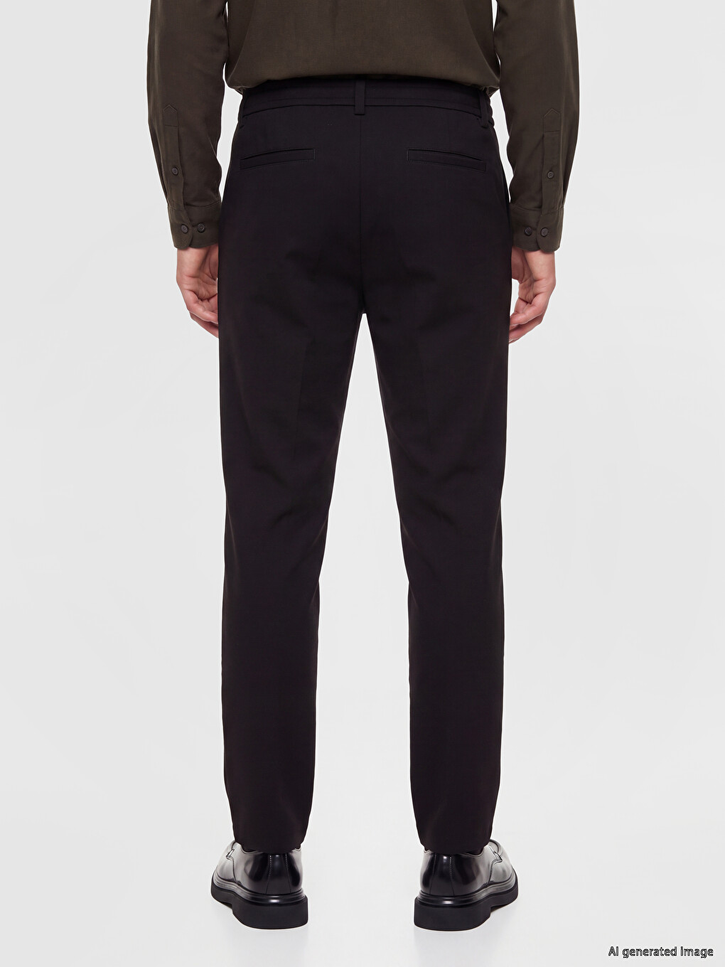 Siyah Regular Fit Erkek Eşofman Altı-3