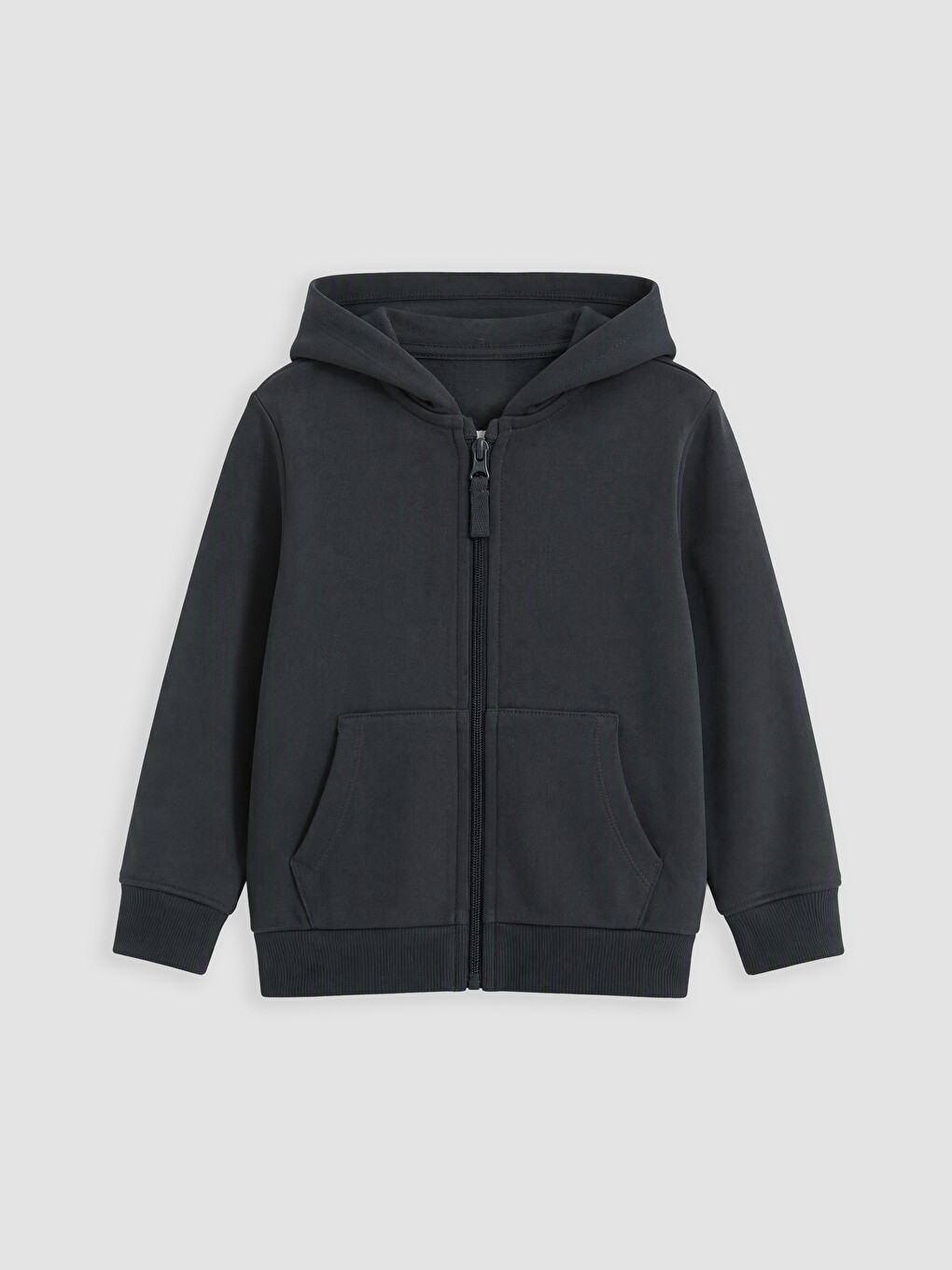 Thick Hooded Boys' Zip-up Sweatshirt