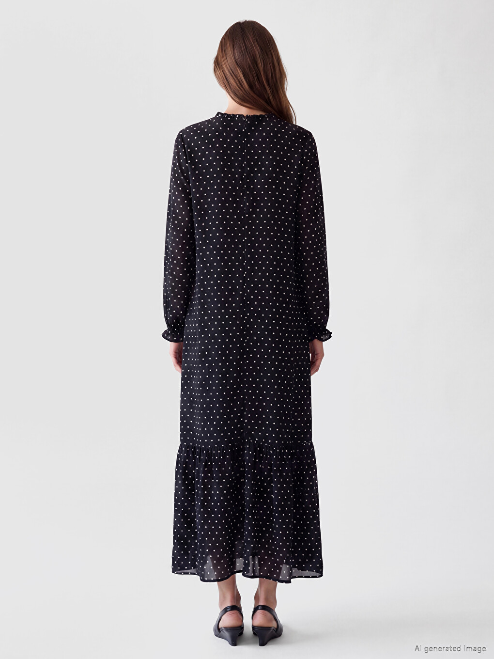 Woman Black Dress-3