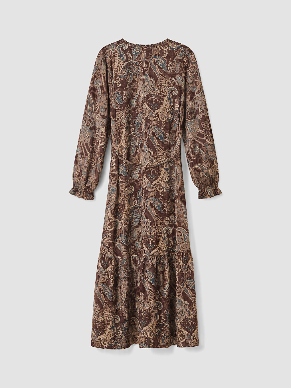 Woman Brown Dress-1
