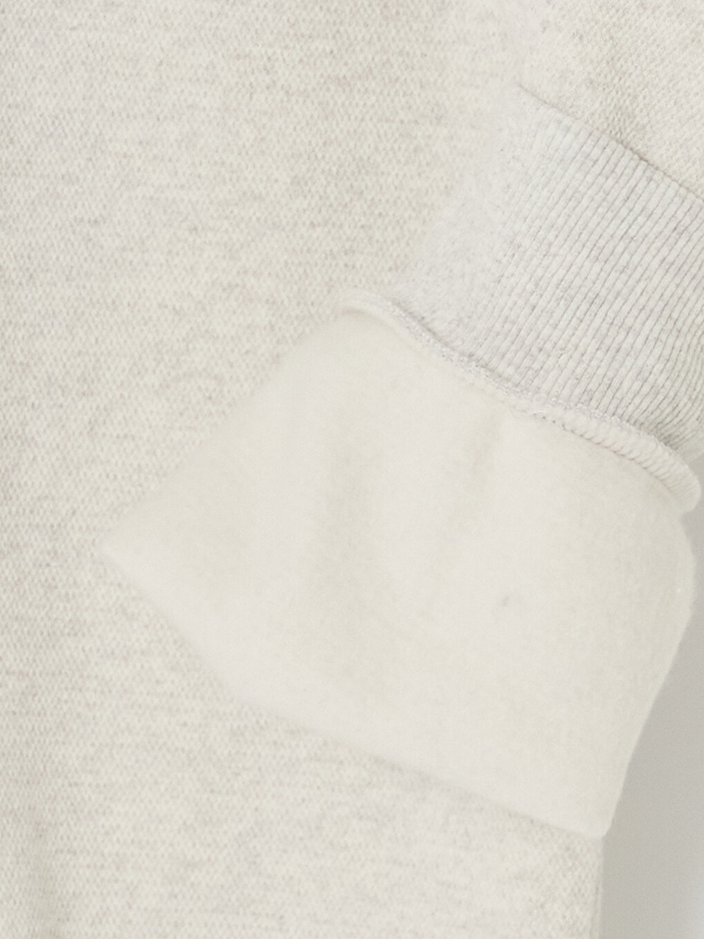 Gri Bisiklet Yaka Baskılı Erkek Sweatshirt-3