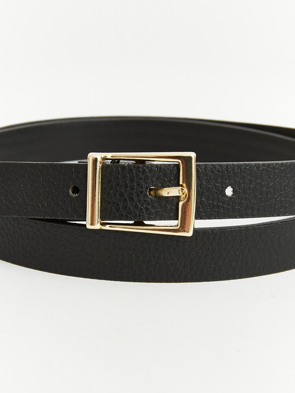 Faux Leather Women's Belt Set 2 Pack-4