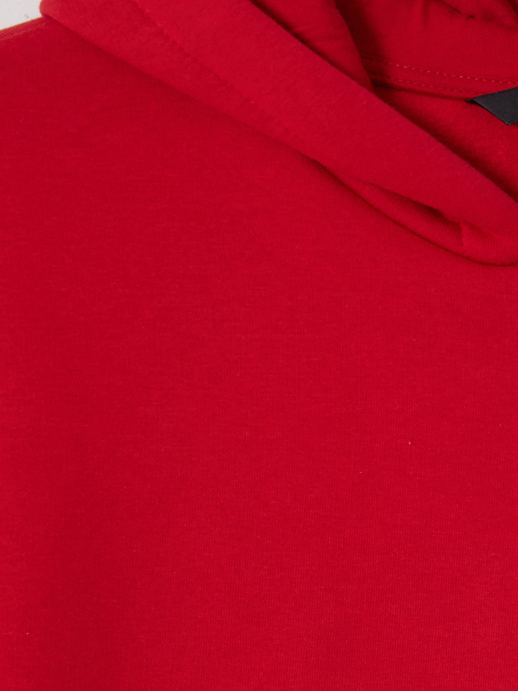 Kırmızı Kapüşonlu Kalın Sweatshirt-2