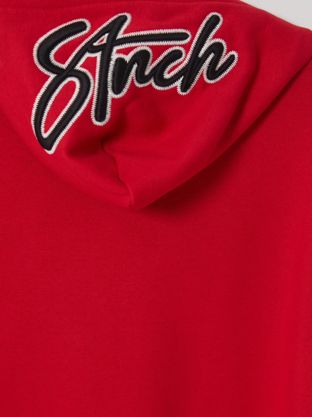 Kırmızı Kapüşonlu Kalın Sweatshirt-3