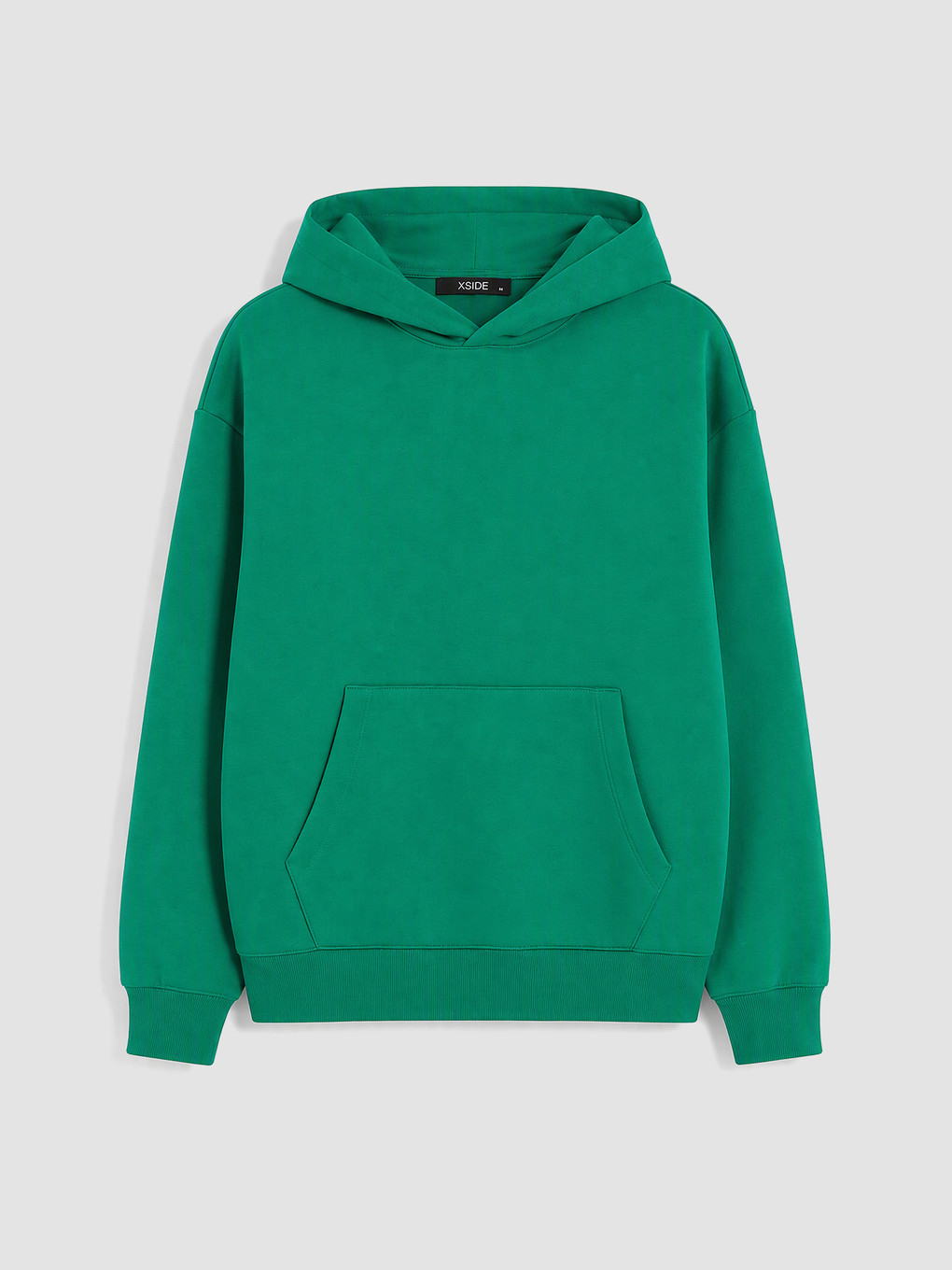 Yeşil Erkek Kalın Hoodie