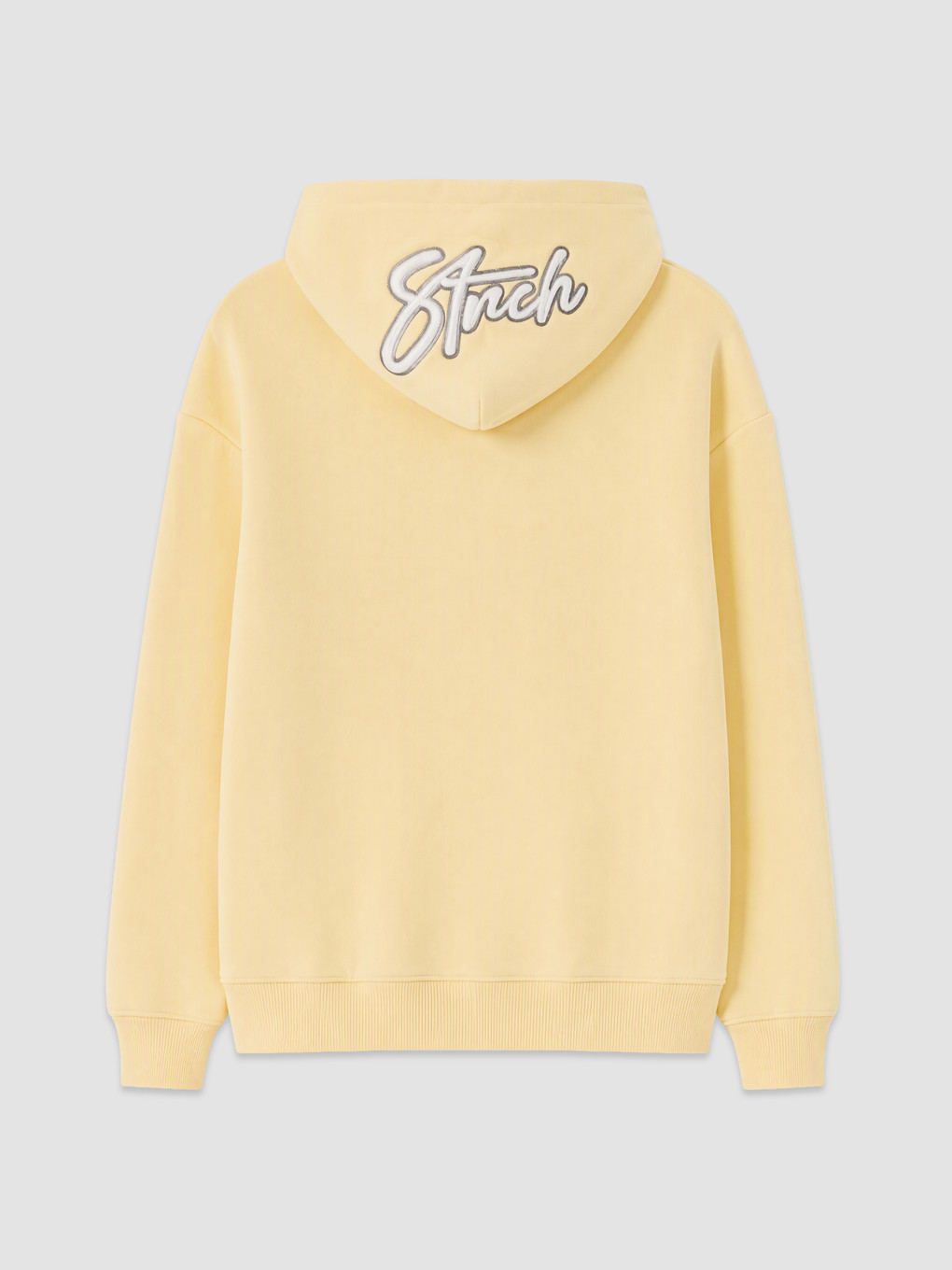 Sarı Erkek Kalın Hoodie-1
