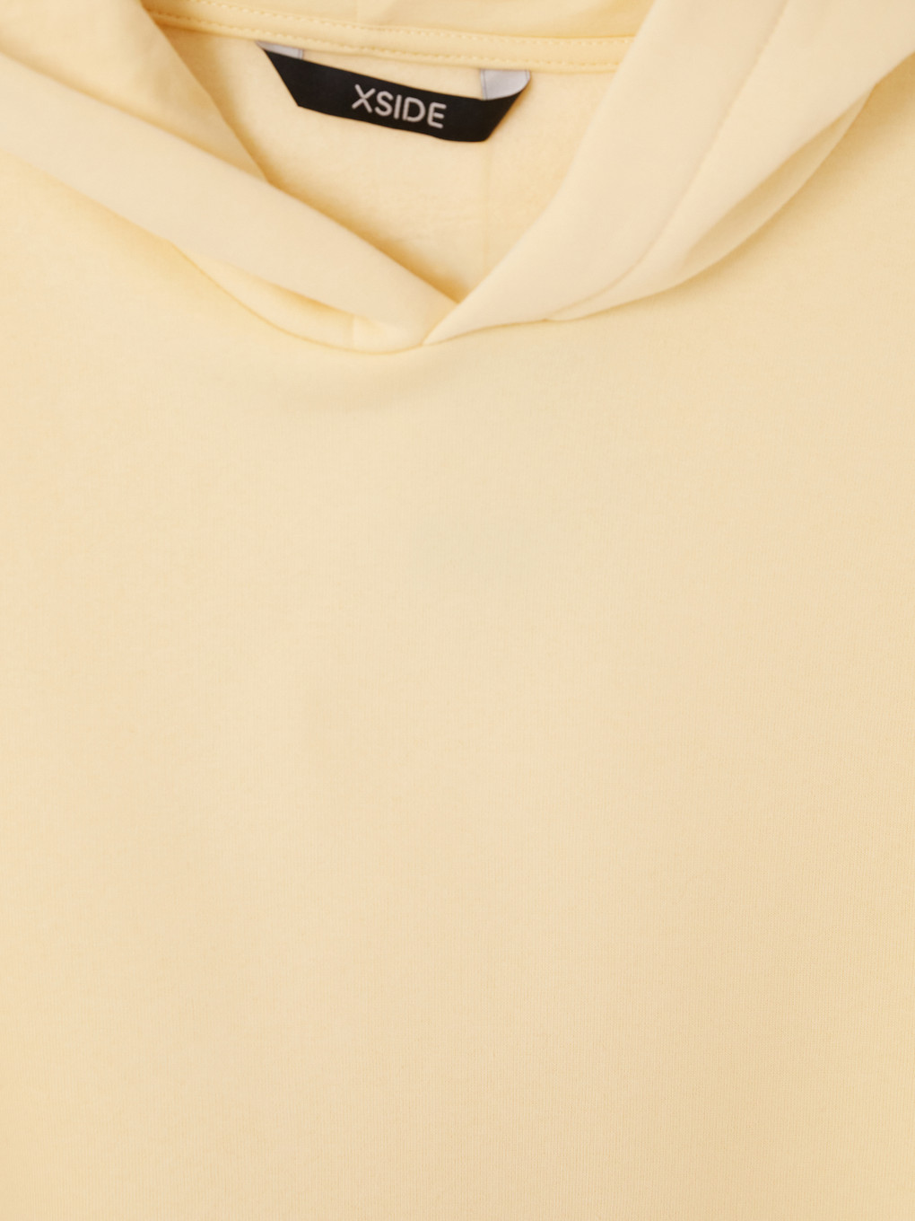 Sarı Erkek Kalın Hoodie-2