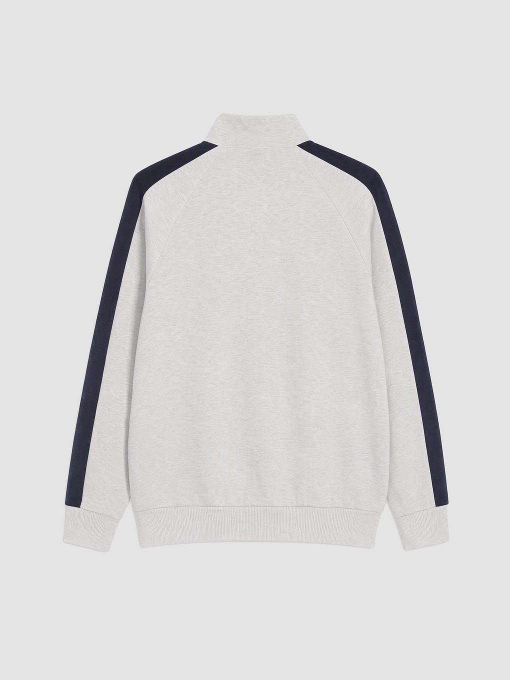Stand-up Collar Printed Men's Sweatshirt-3
