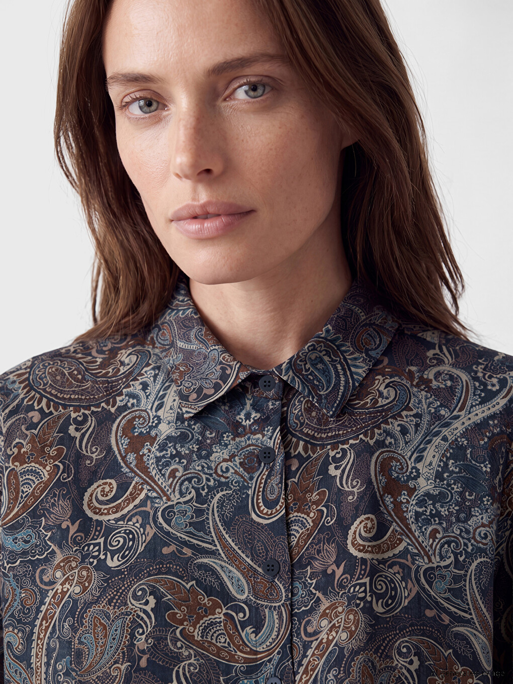Patterned Women's Shirt Tunic-2