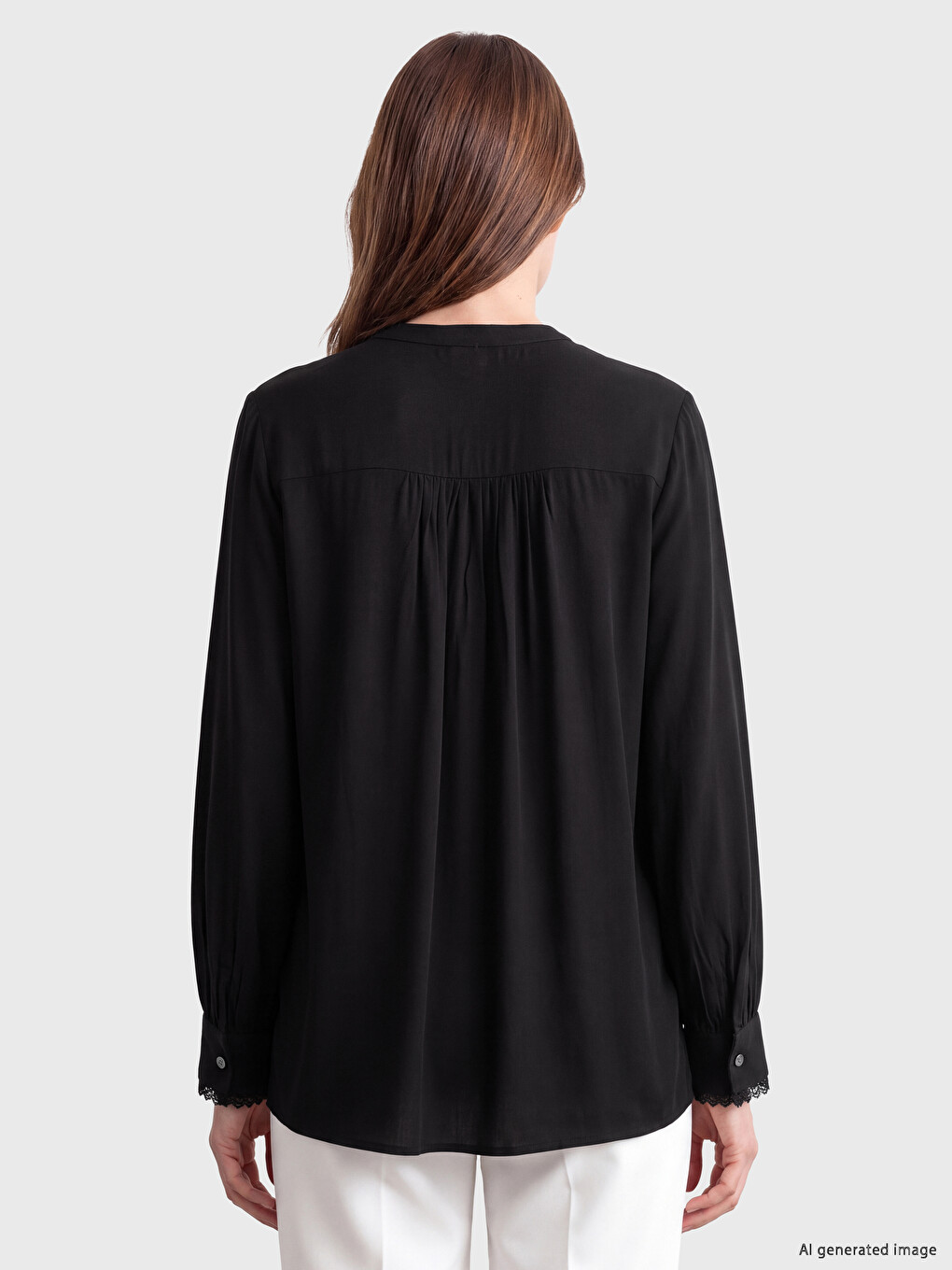 Crew Neck Embroidered Women's Tunic-3