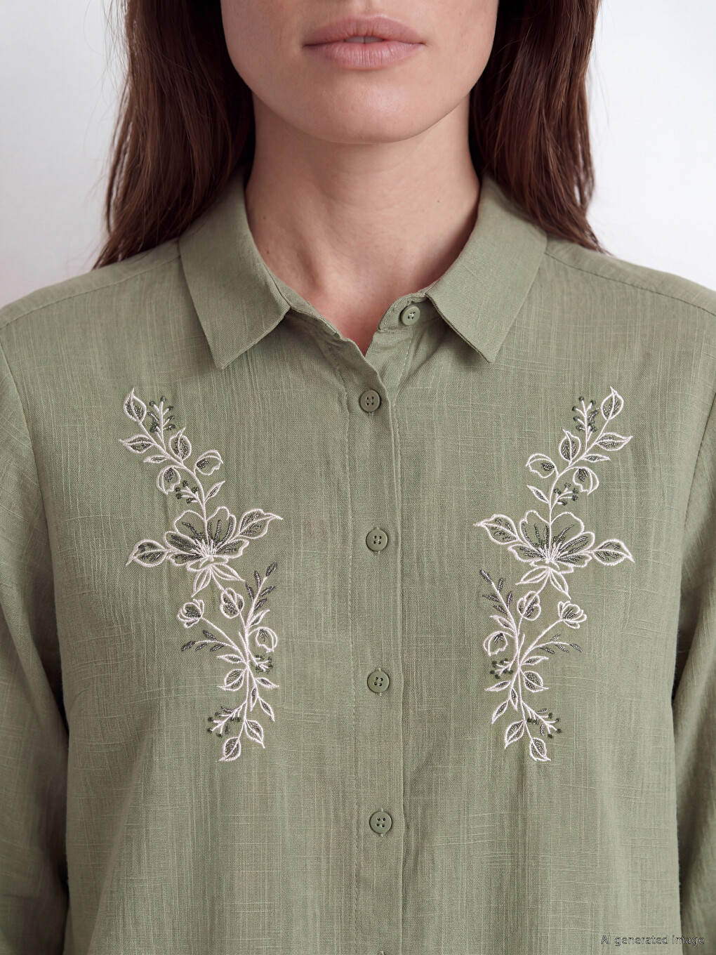 Embroidered Women's Shirt Tunic-2
