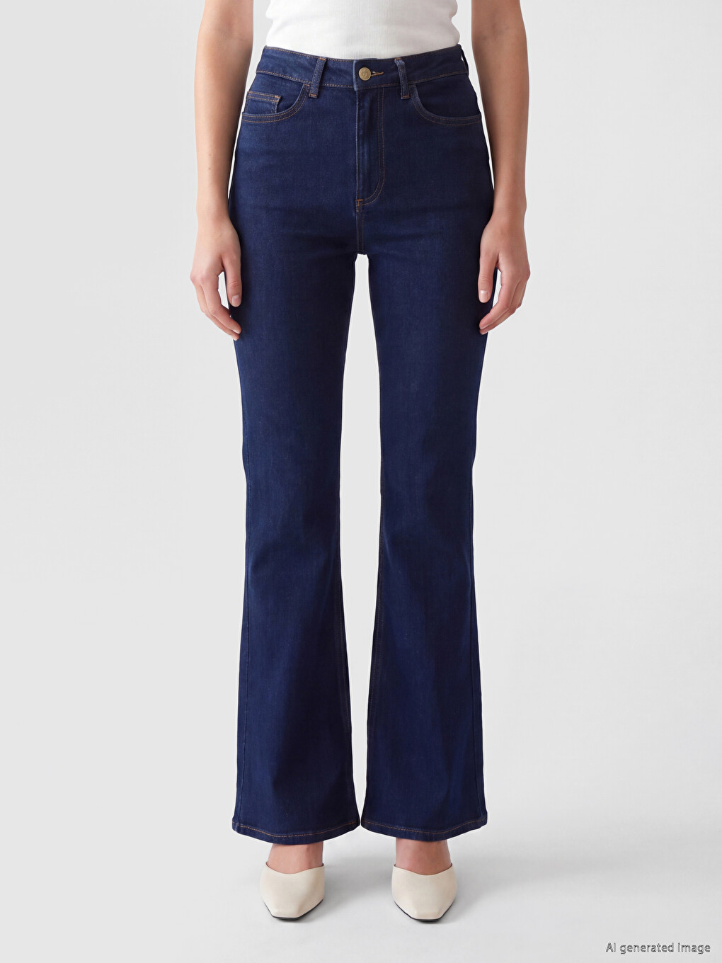 Woman Indigo Jeans-1