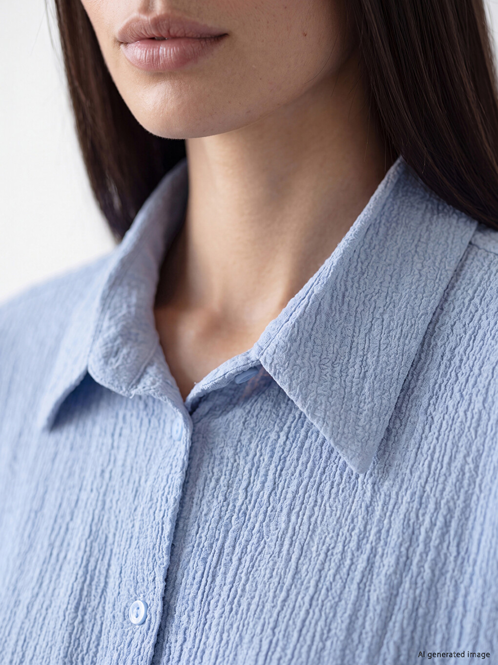Textured Women's Shirt Tunic-2