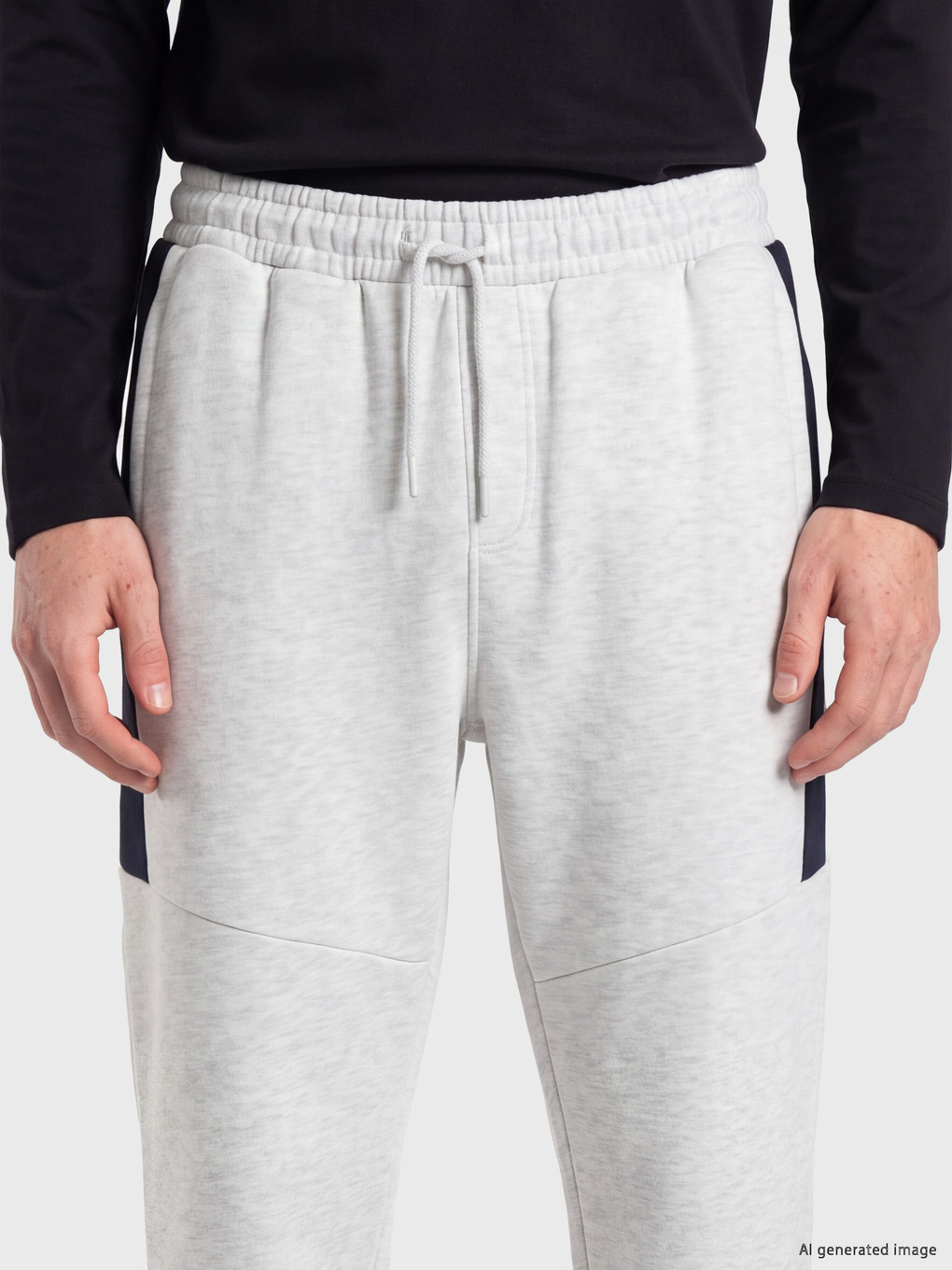Stripe Detailed Men's Jogger Sweatpants-1