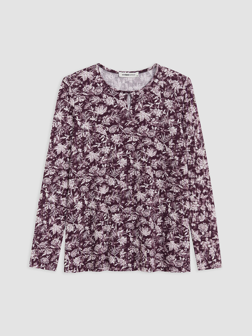 Woman Plum Blouse