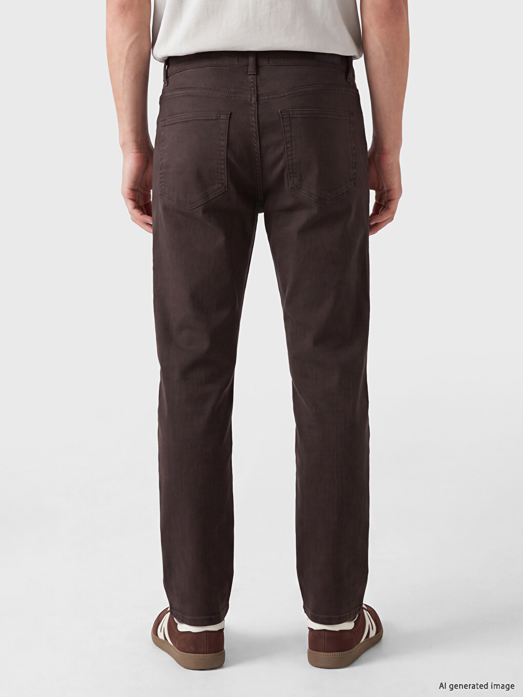Kahverengi 700 Straight Fit Erkek Jean Pantolon-2