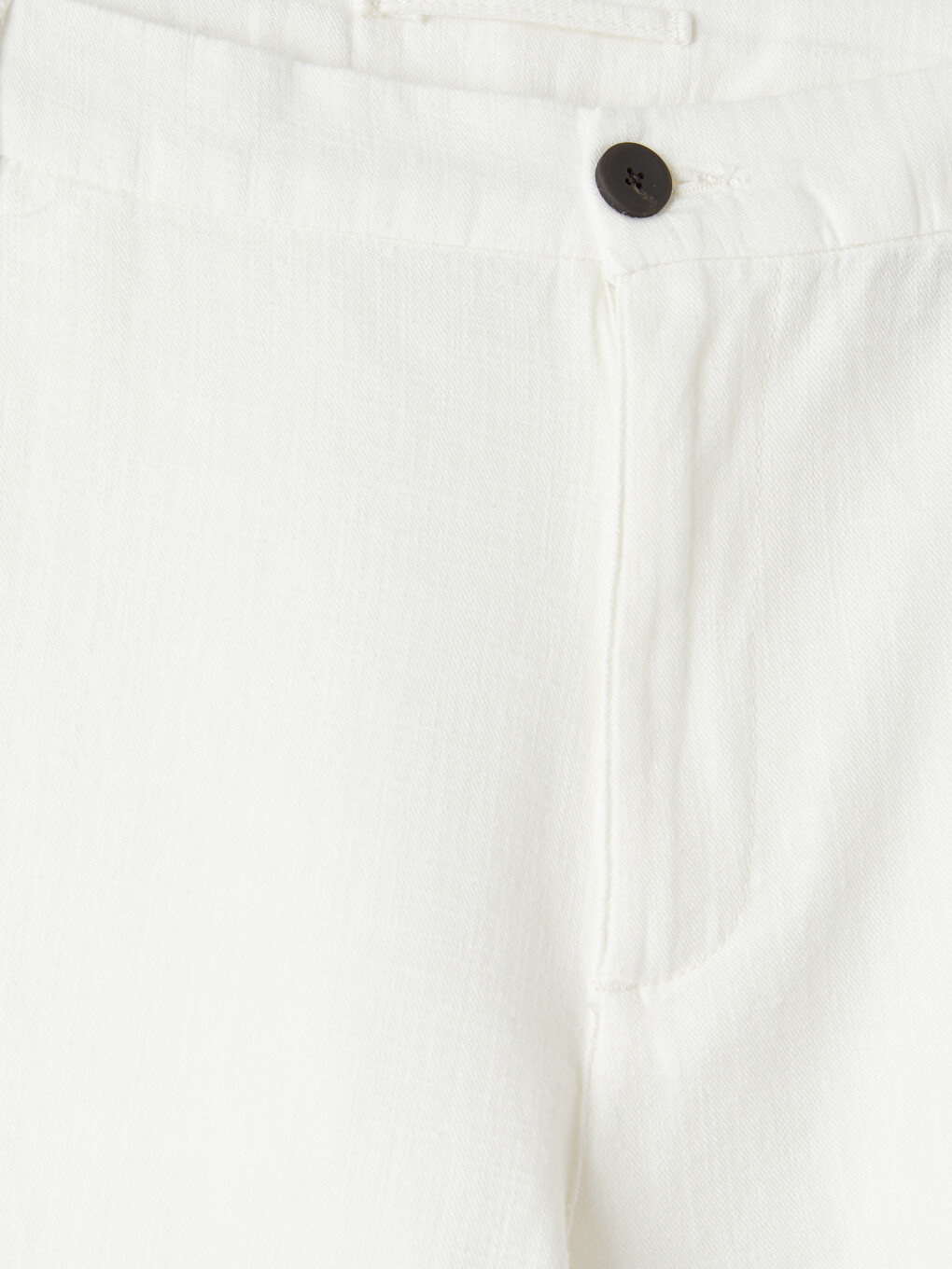Beyaz Regular Fit Erkek Pantolon-5