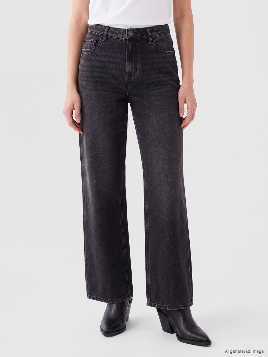 Pocketed Wideleg Jean-1