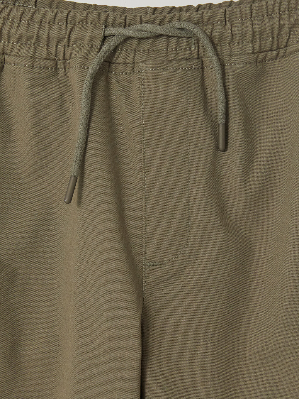 Haki Relax Fit Erkek Kargo Pantolon-6