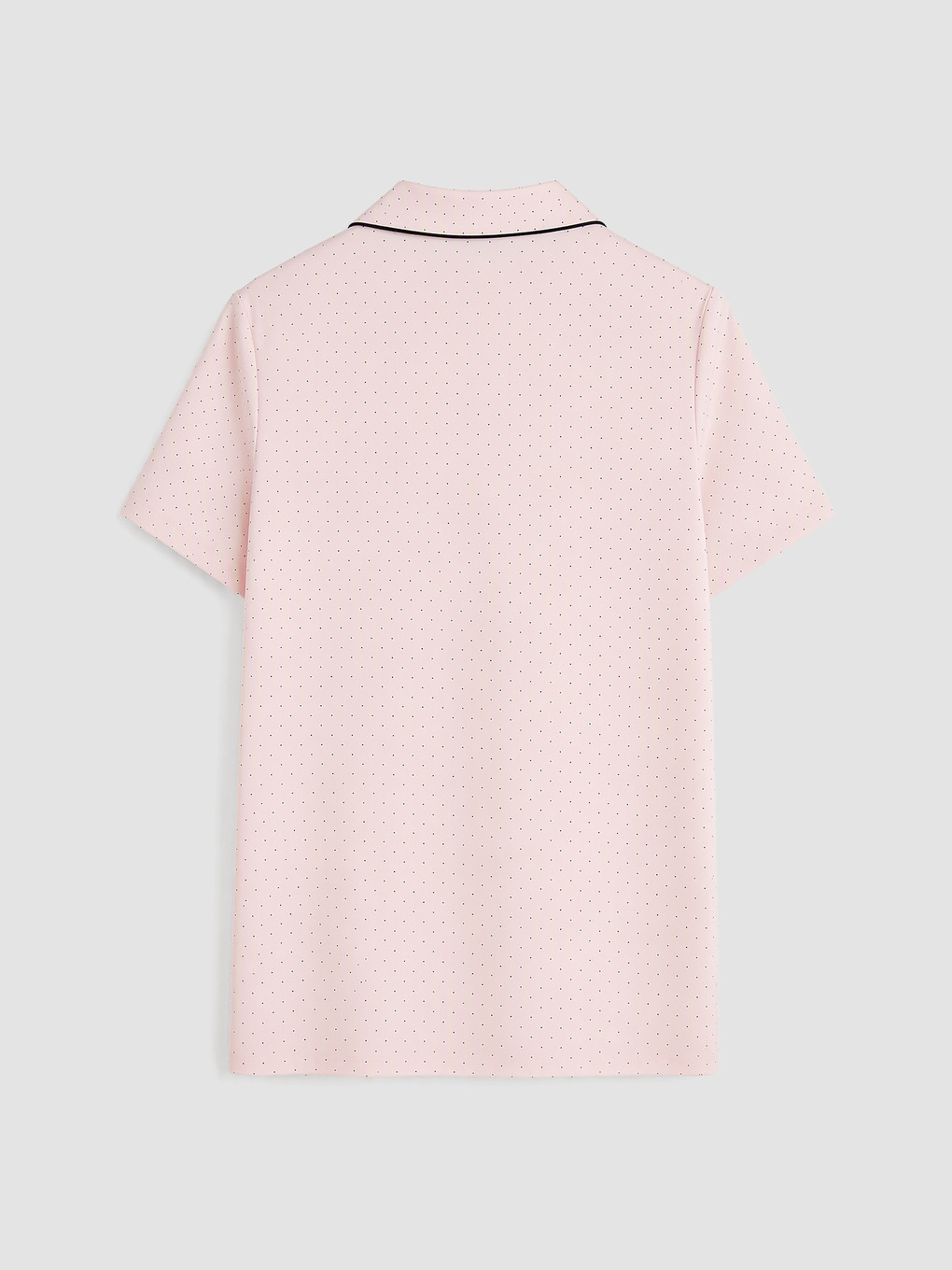 Pembe Gömlek Yaka Hamile Pijama Takımı-3
