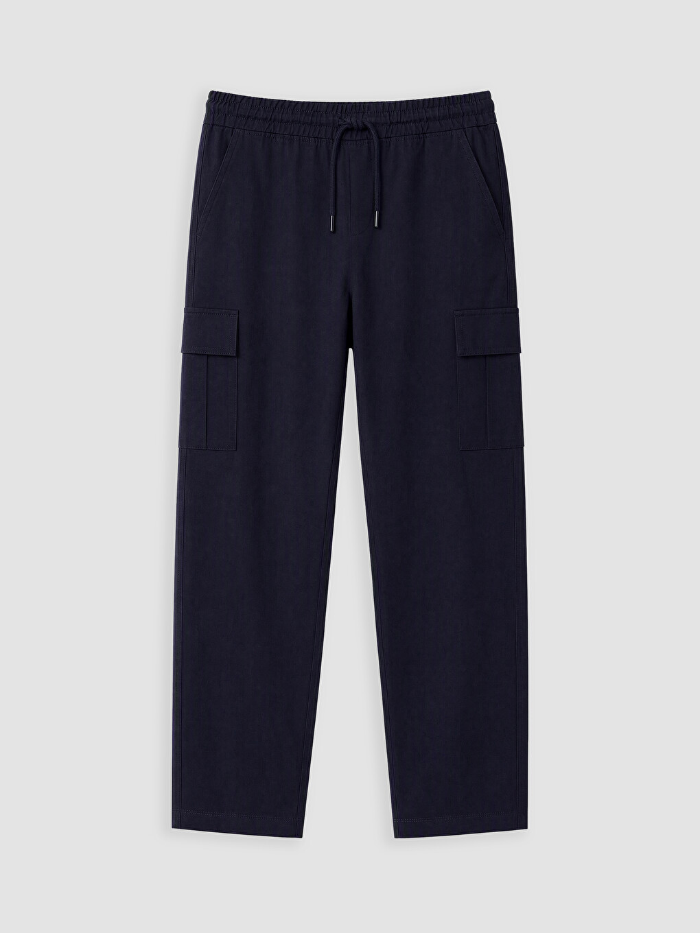 Lacivert Relax Fit Erkek Kargo Pantolon