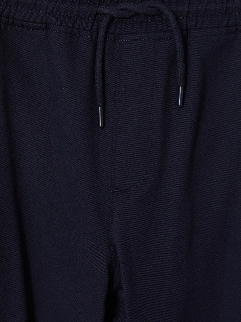 Lacivert Relax Fit Erkek Kargo Pantolon-1