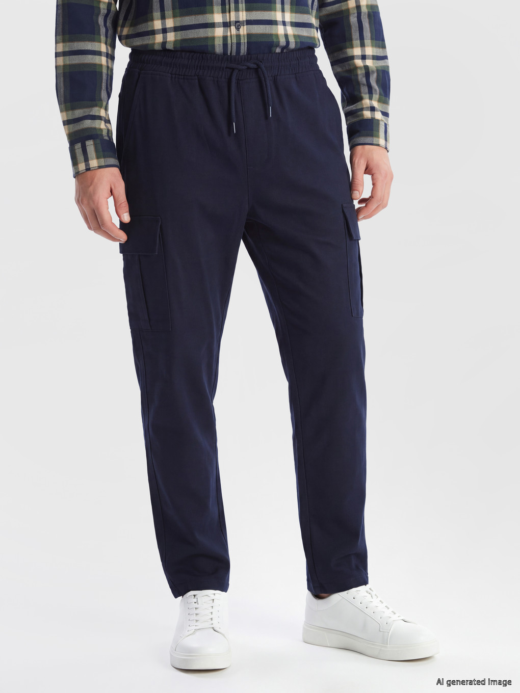 Relax Fit Men's Cargo Trousers-1