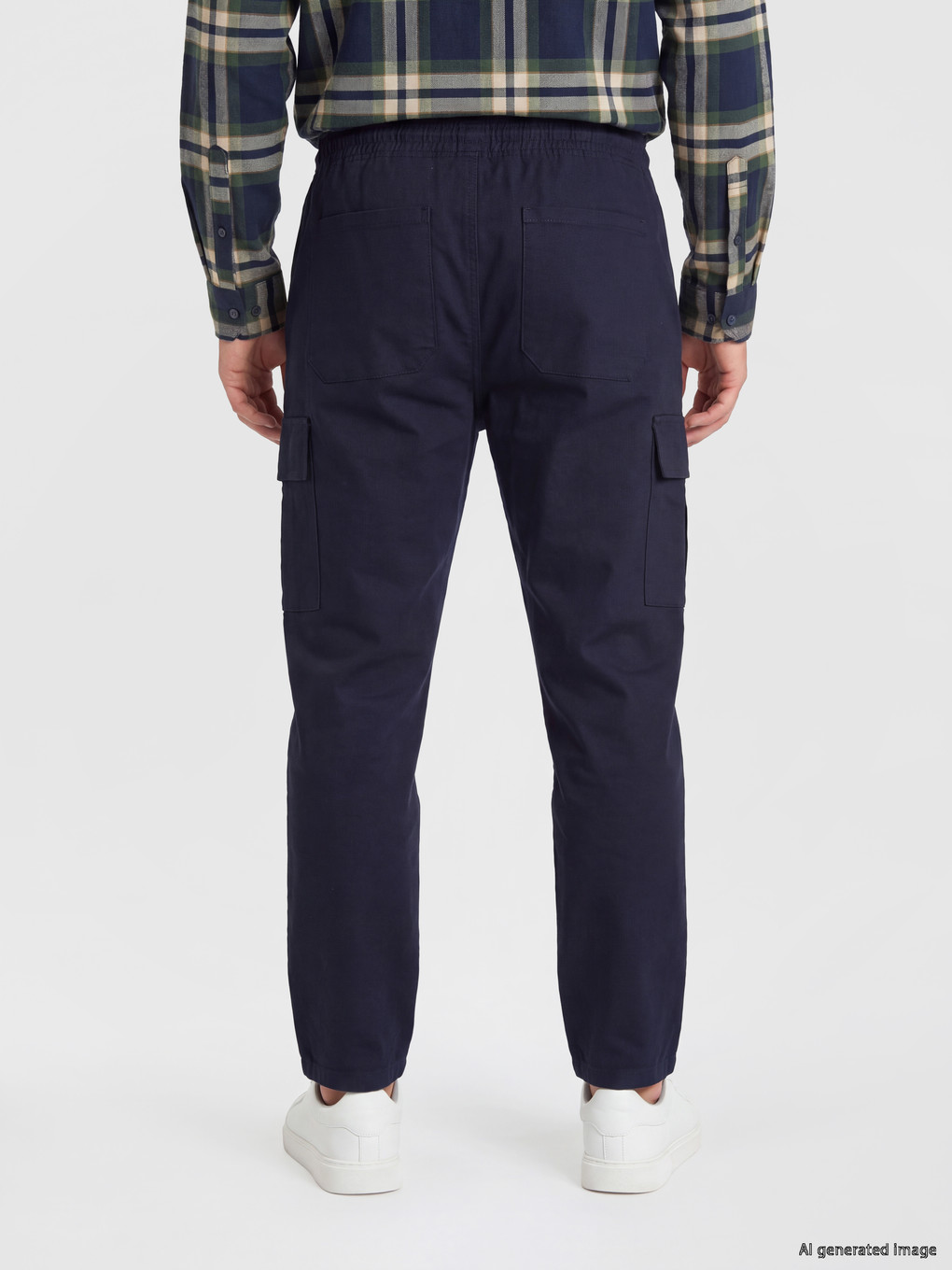 Relax Fit Men's Cargo Trousers-3