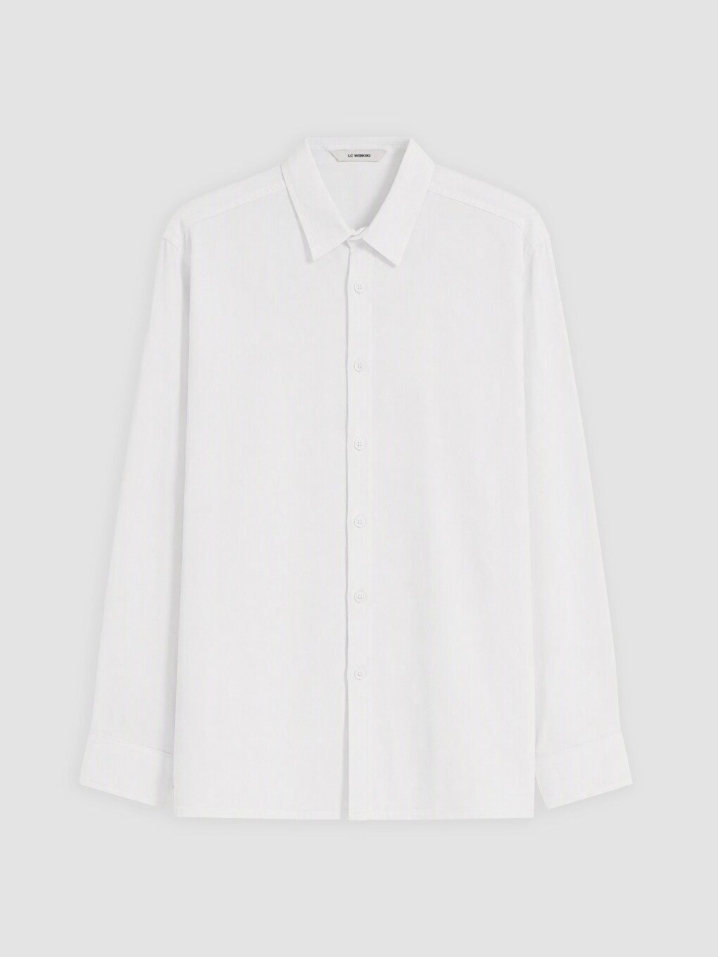 Beyaz Regular Fit Oxford Erkek Gömlek-2