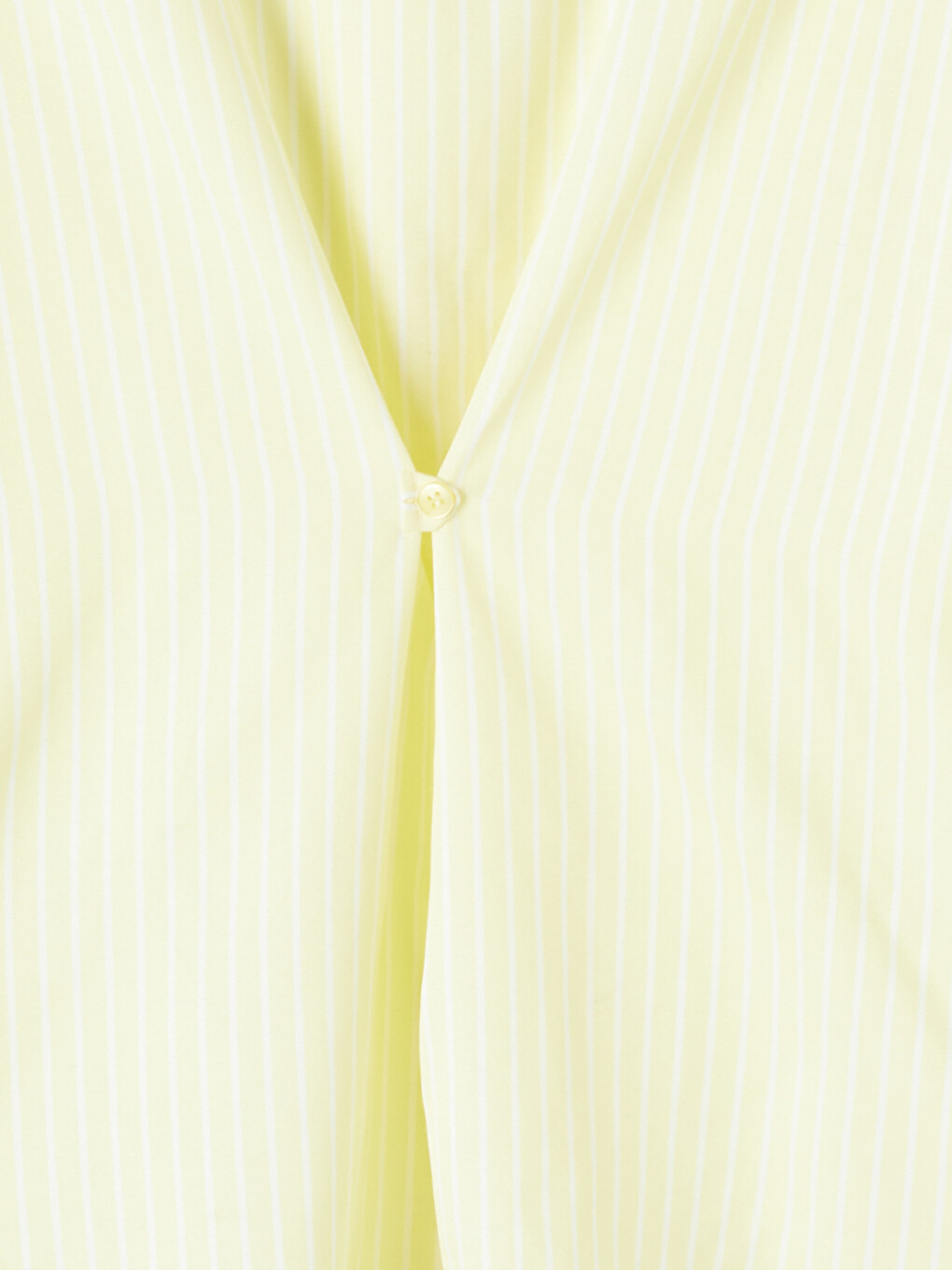 Sarı Çizgili Poplin Kadın Gömlek-7