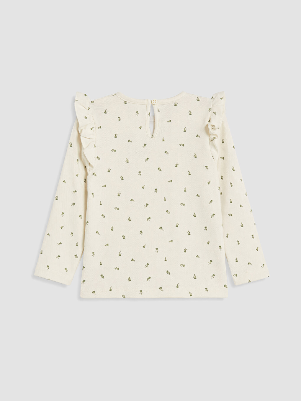 Ruffled Floral Girls' Shorts Set-3