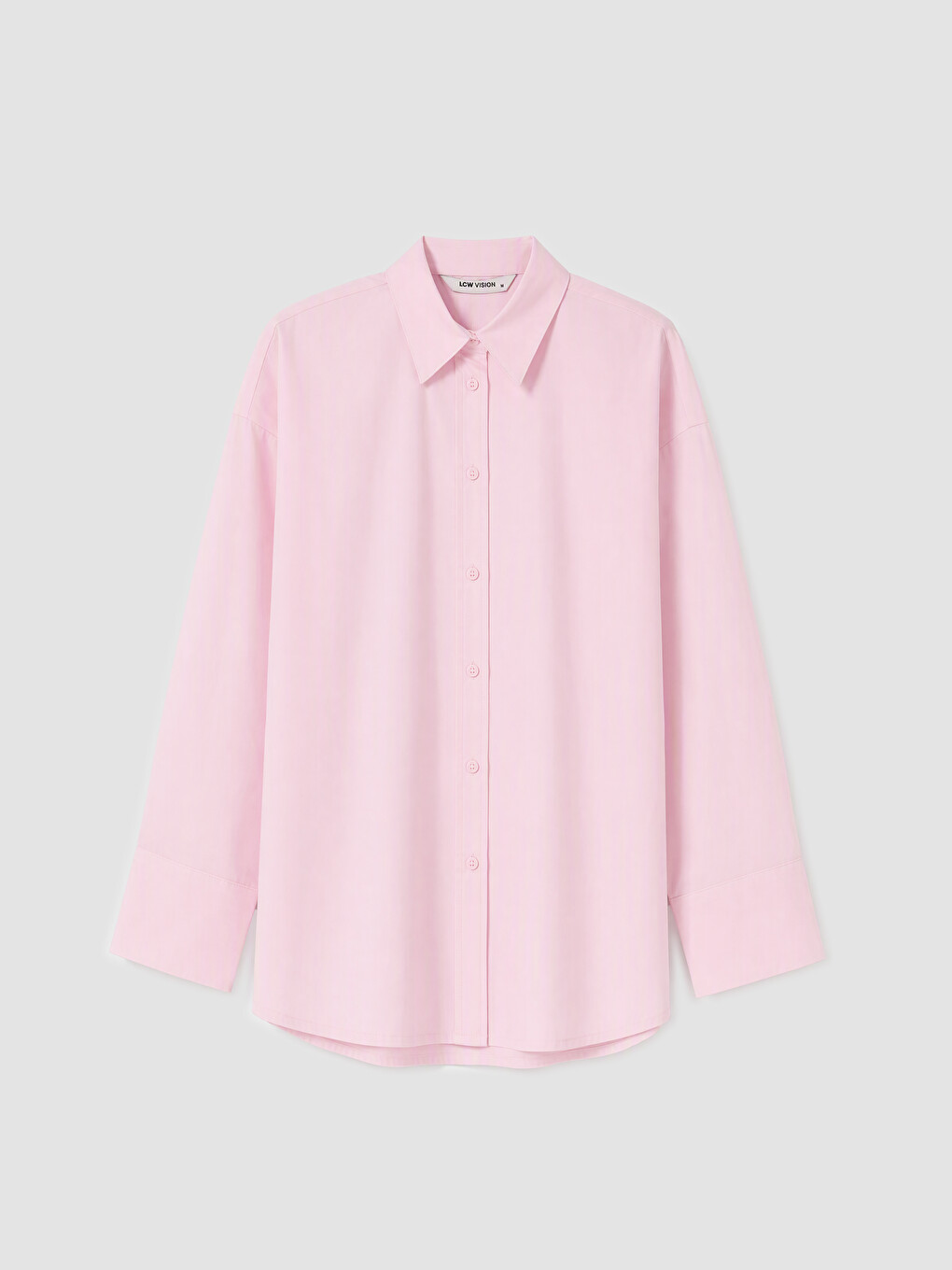 Oversize Popeline Damenhemd-4