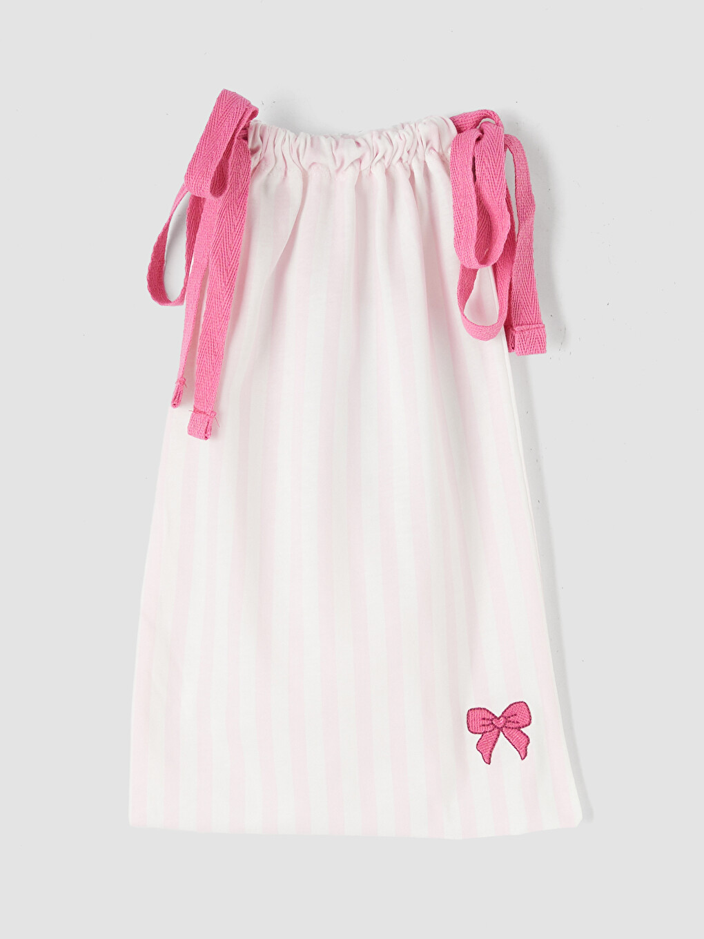 Ekru Nakışlı Kadın Şortlu Pijama Takımı-6