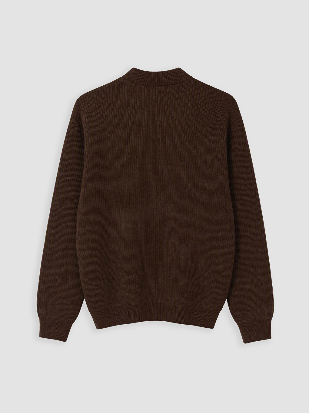 Man Brown Cardigan-2