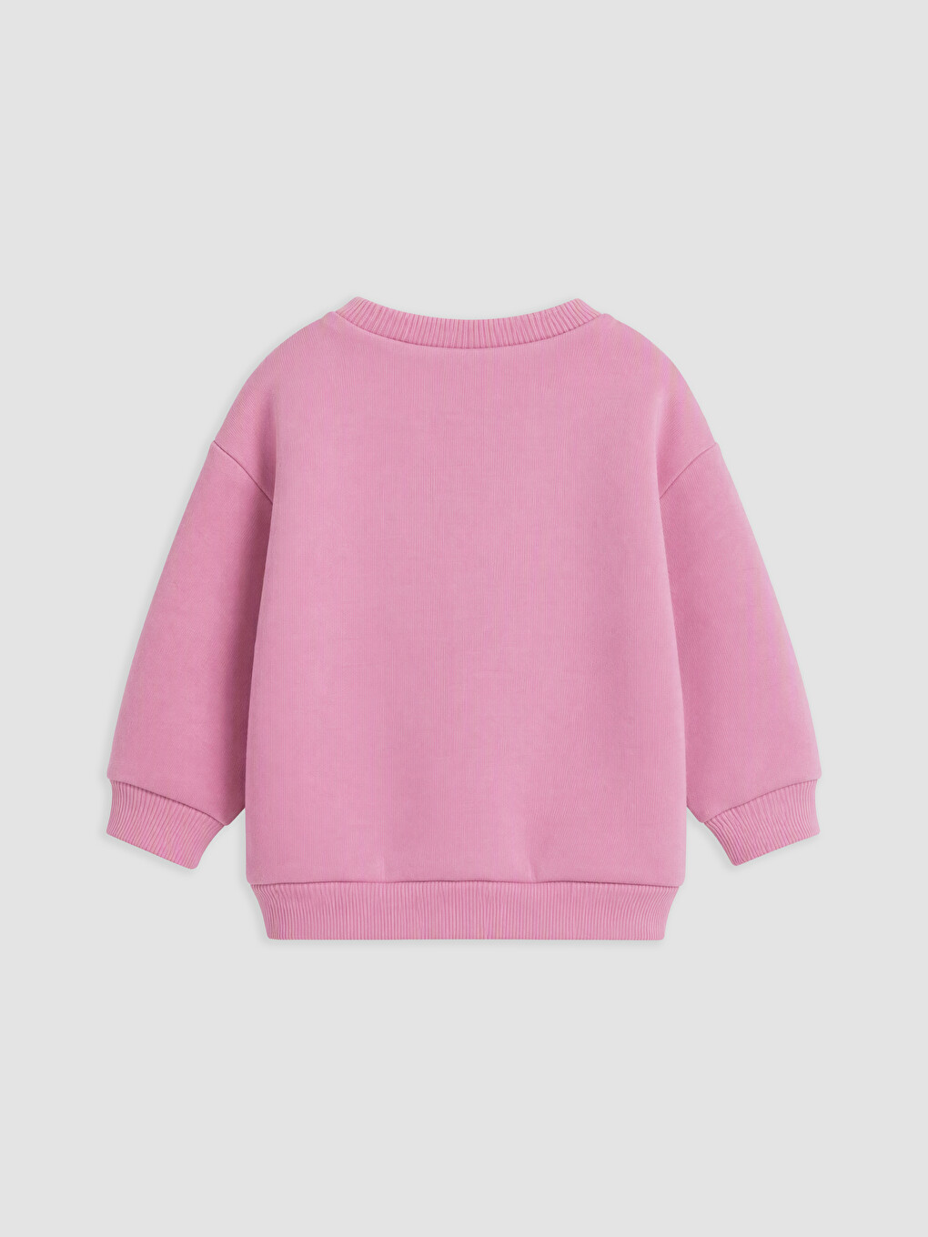 Pembe Çiçek Nakışlı Kız Bebek Eşofman Takım-2