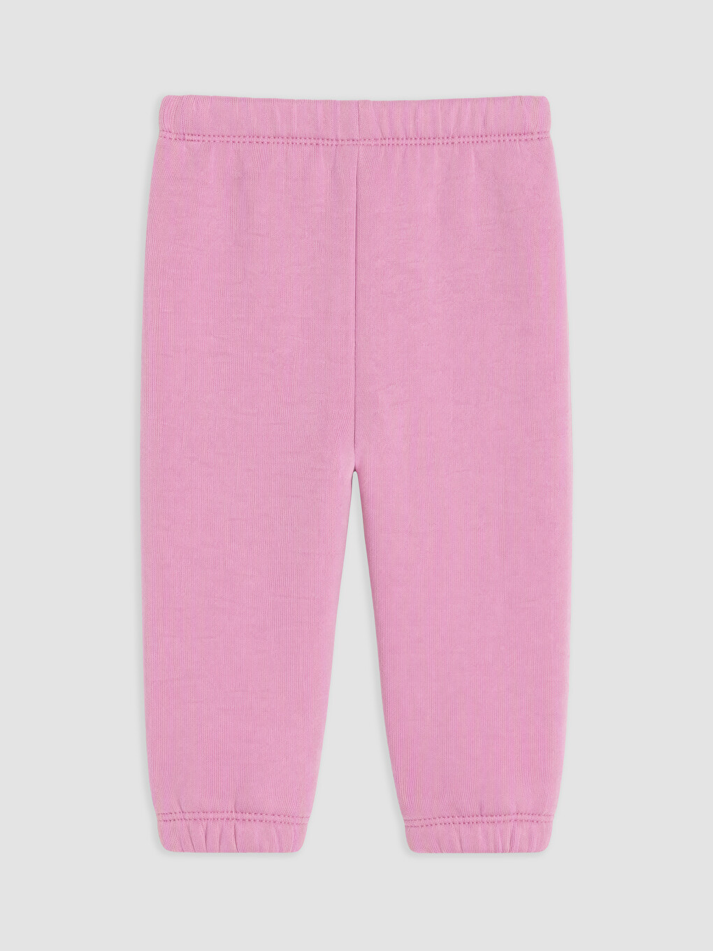 Pembe Çiçek Nakışlı Kız Bebek Eşofman Takım-3