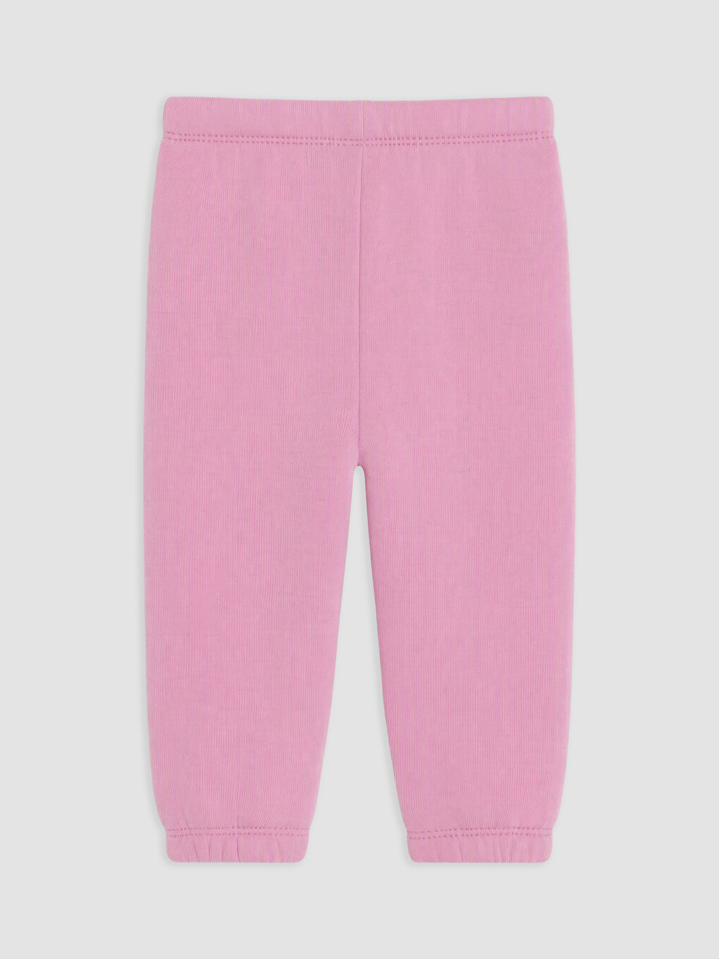 Pembe Çiçek Nakışlı Kız Bebek Eşofman Takım-4