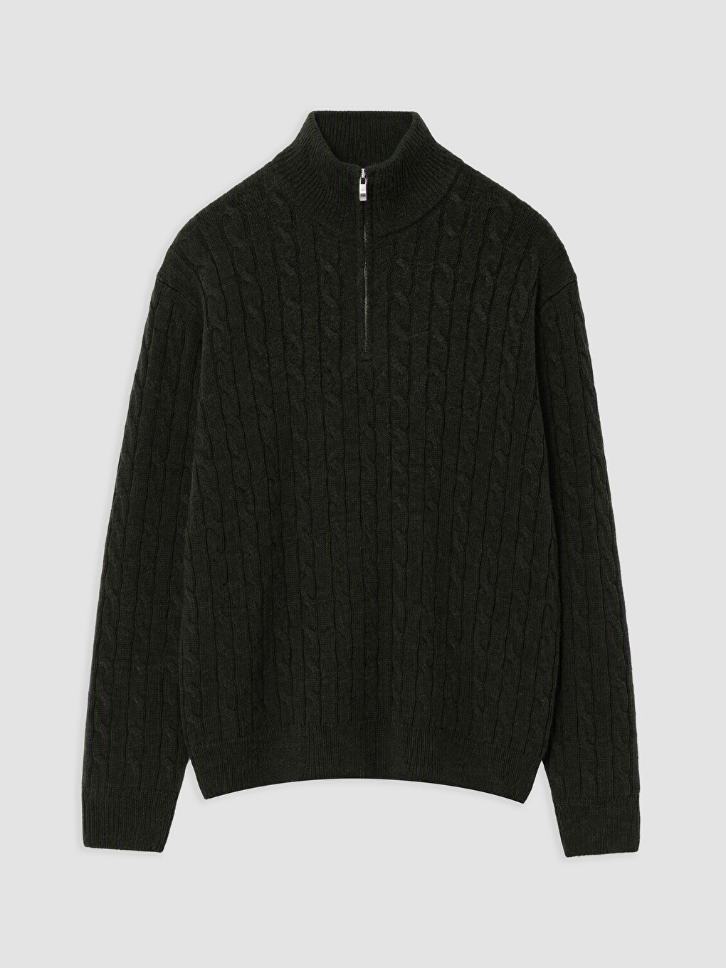 Mock Neck Men's Knitwear Sweater-3