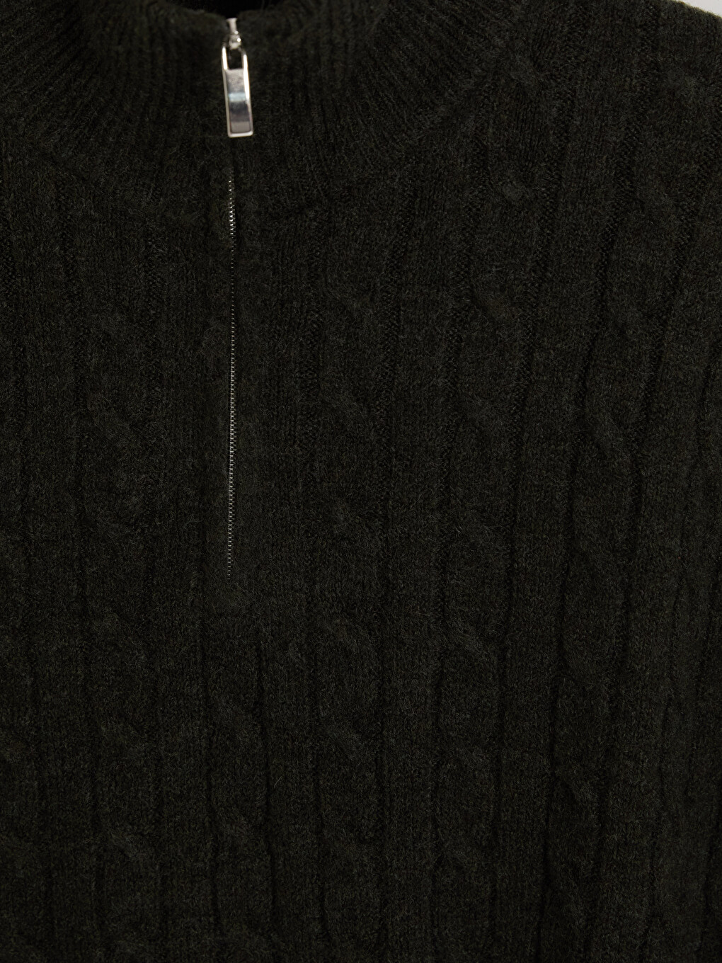 Mock Neck Men's Knitwear Sweater-5
