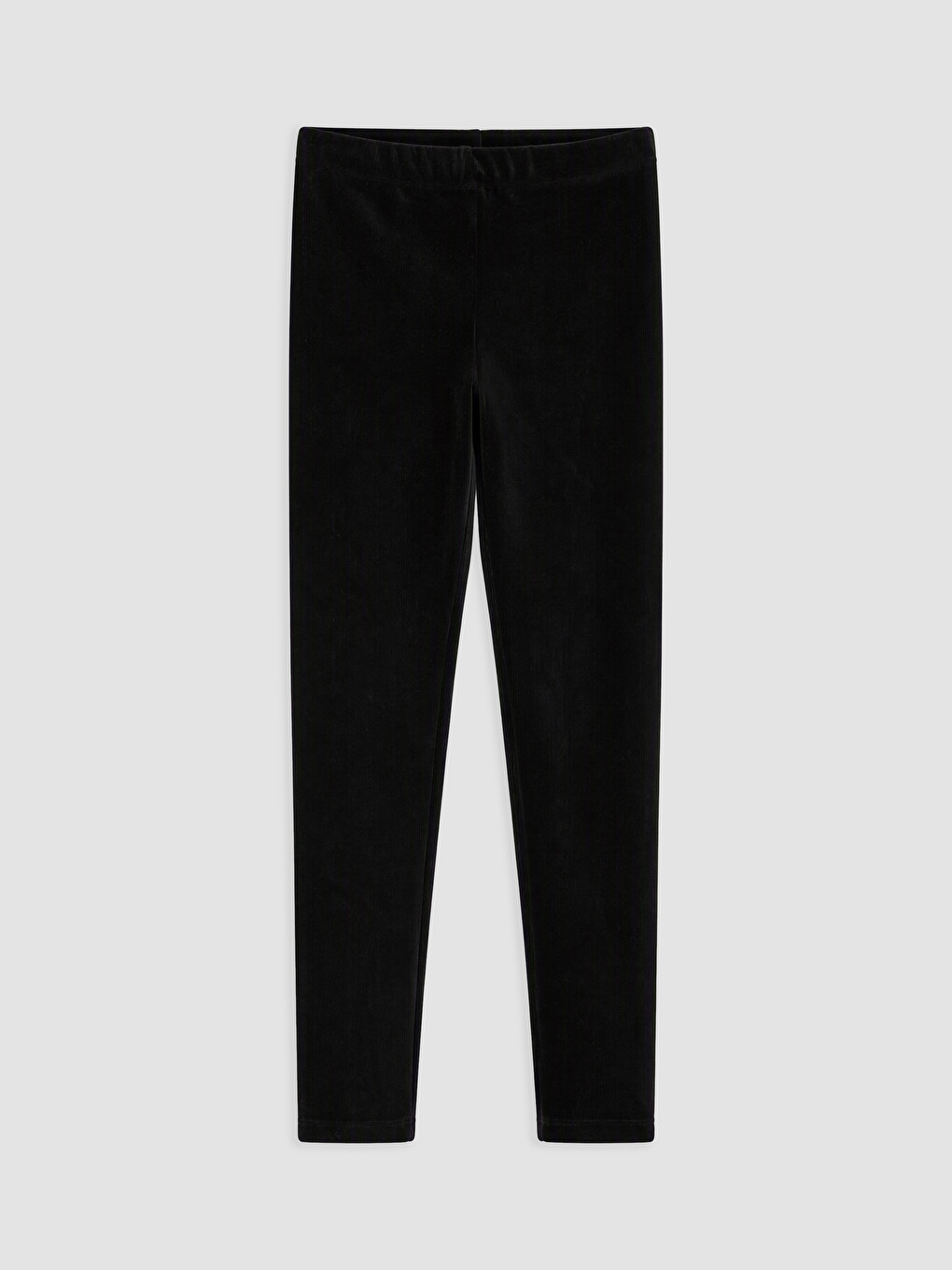 Girls' Ribbed Velvet Leggings