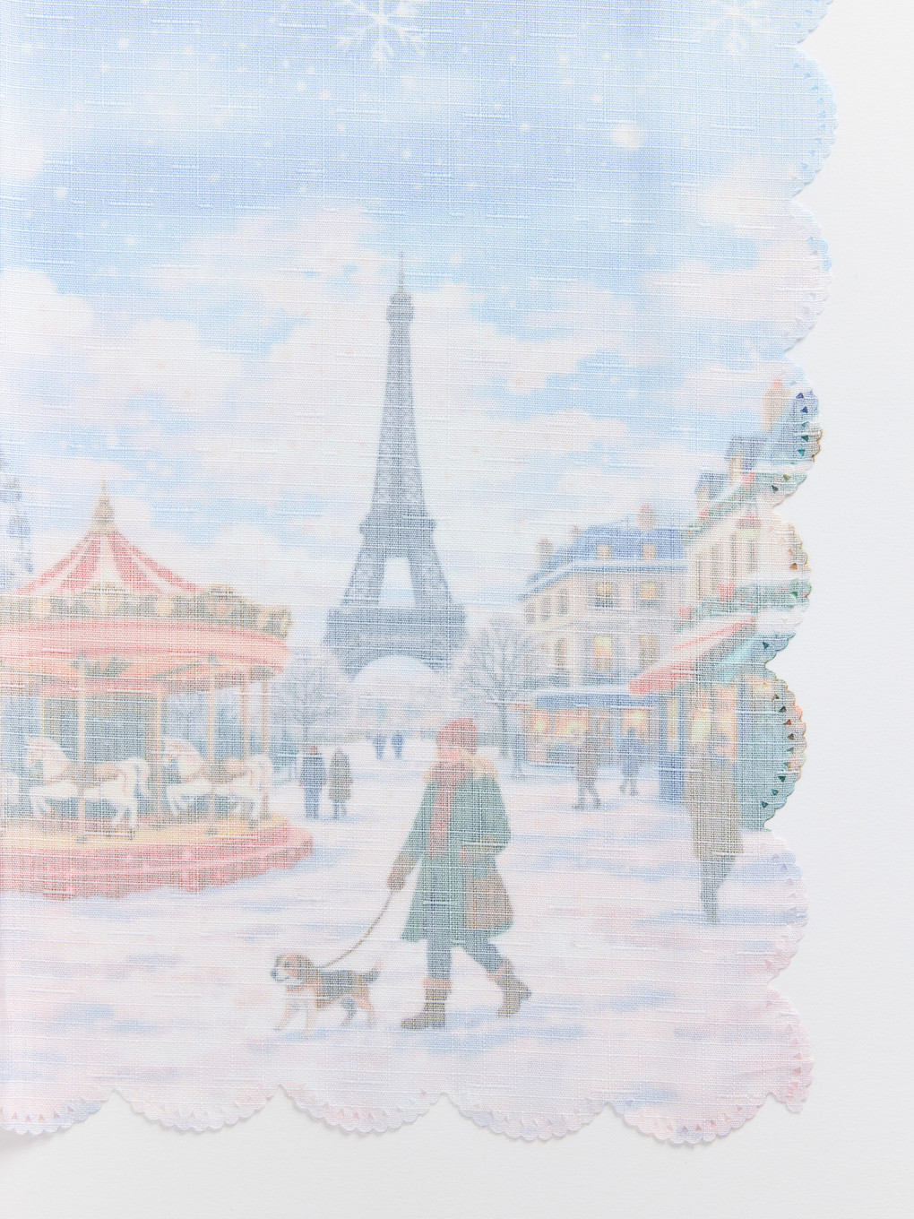 مفرش طاولة مطبوع باريس 140x180 سم-3