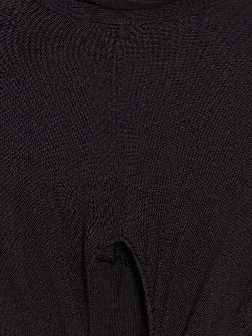 Mock Neck Window Detailed Women's Crop-6