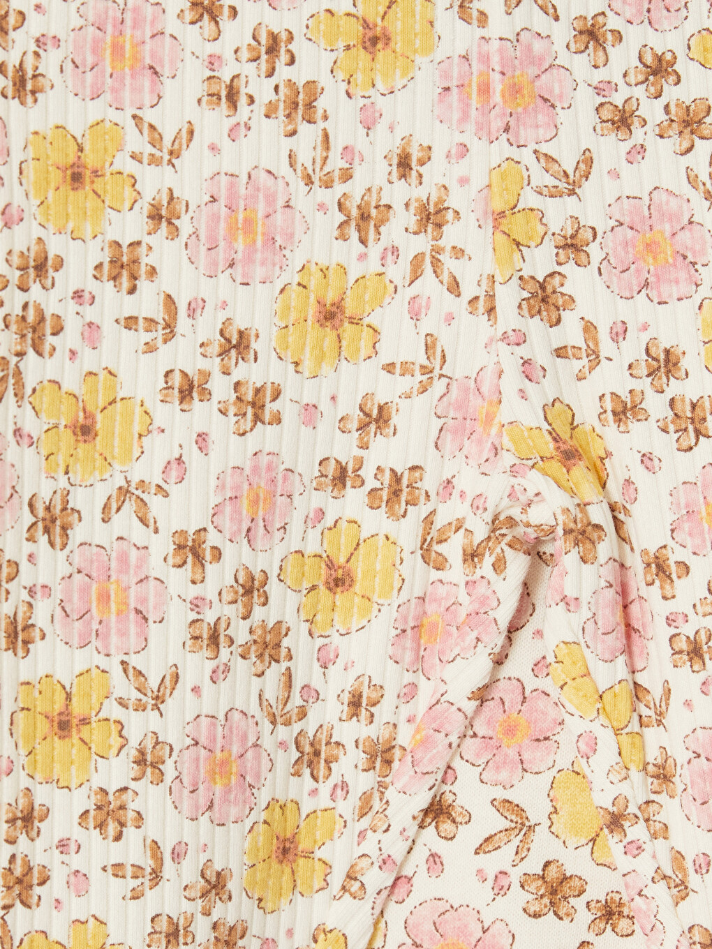 Flower Patterned Baby Girls' Set-6