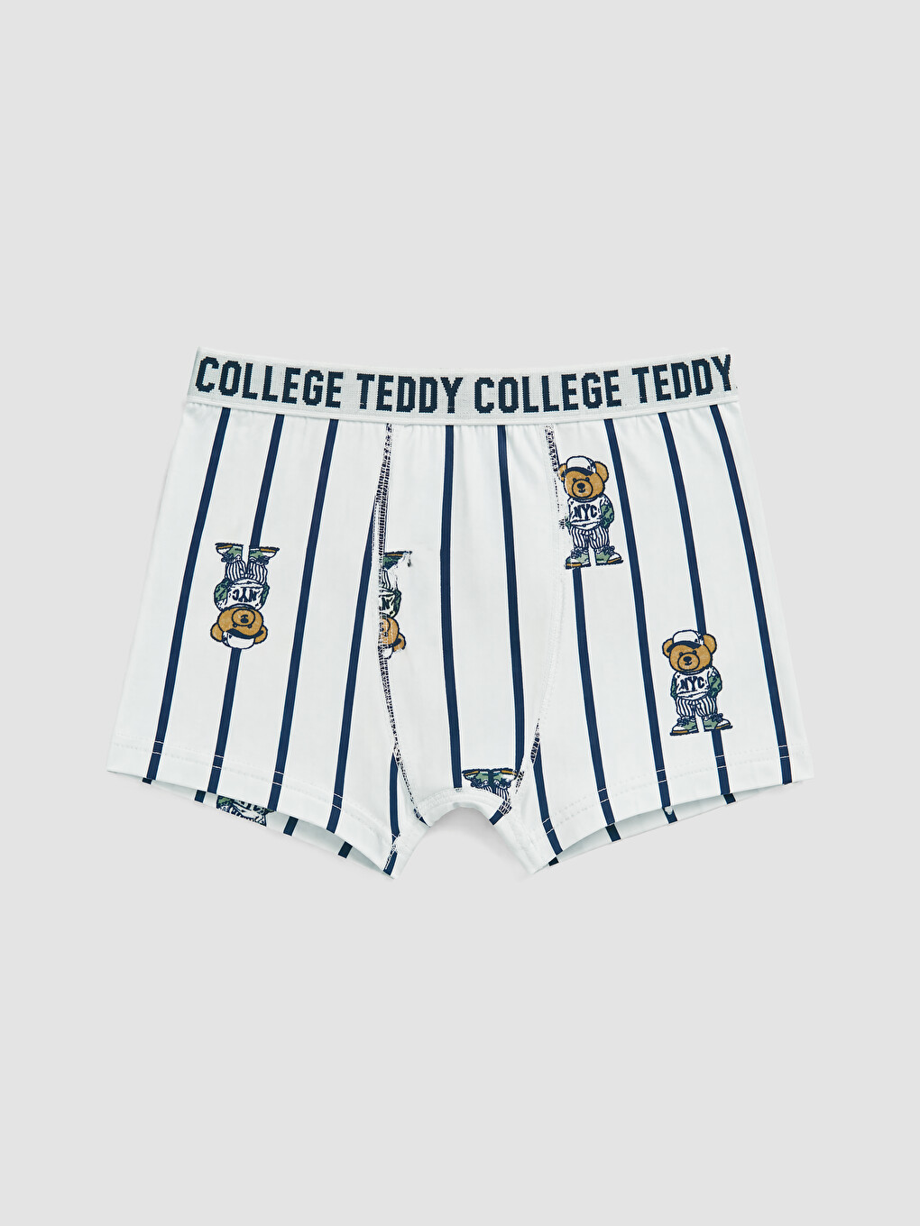 Детски Печатени Боксерки За Момчиња College Teddy 3-пакување-1