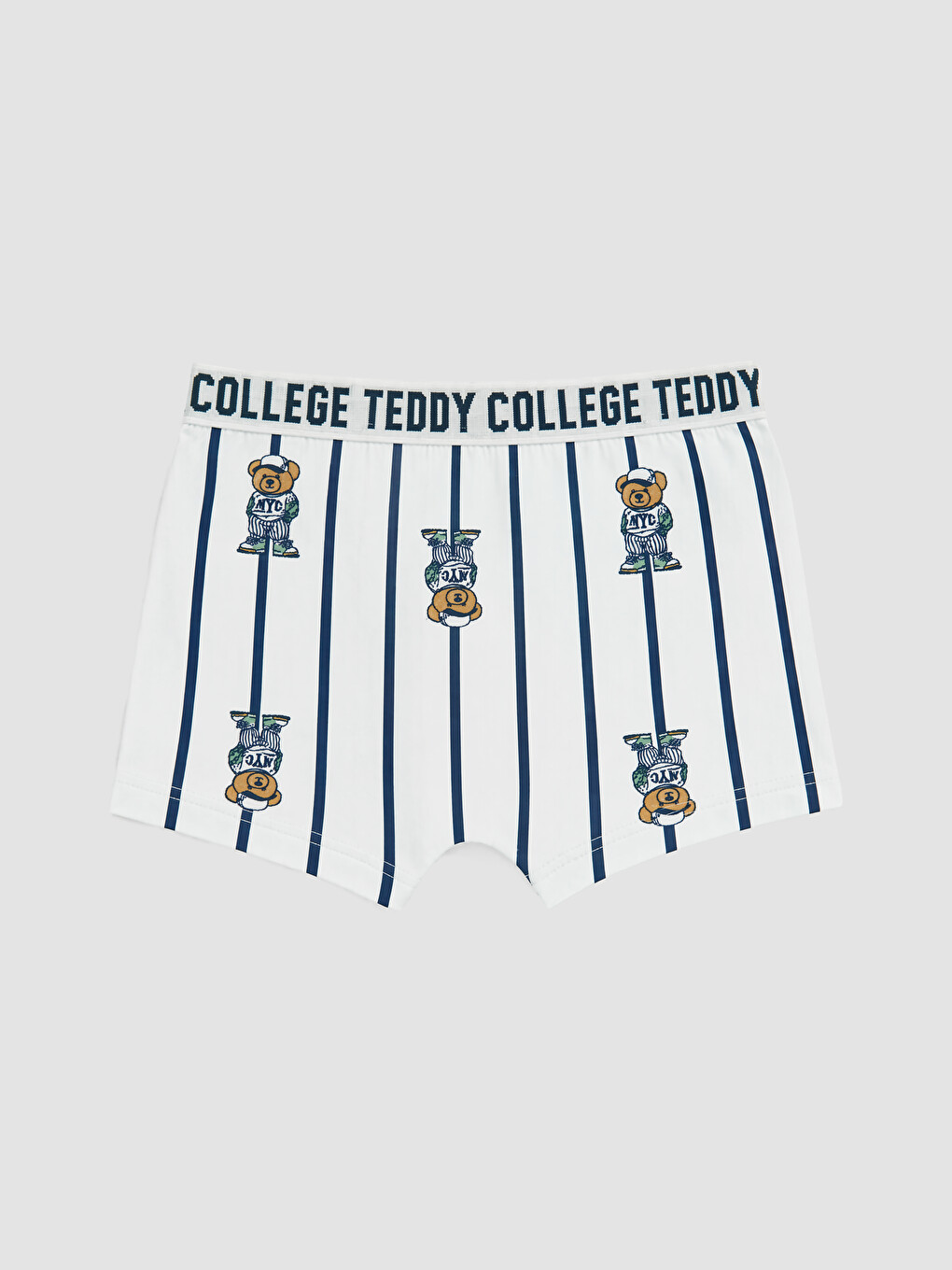 Детски Печатени Боксерки За Момчиња College Teddy 3-пакување-2