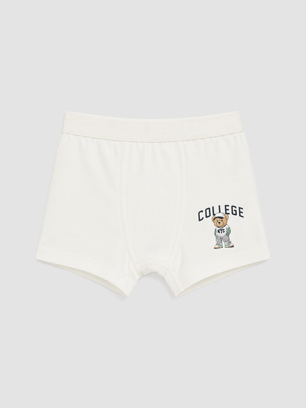 Детски Печатени Боксерки За Момчиња College Teddy 3-пакување-3