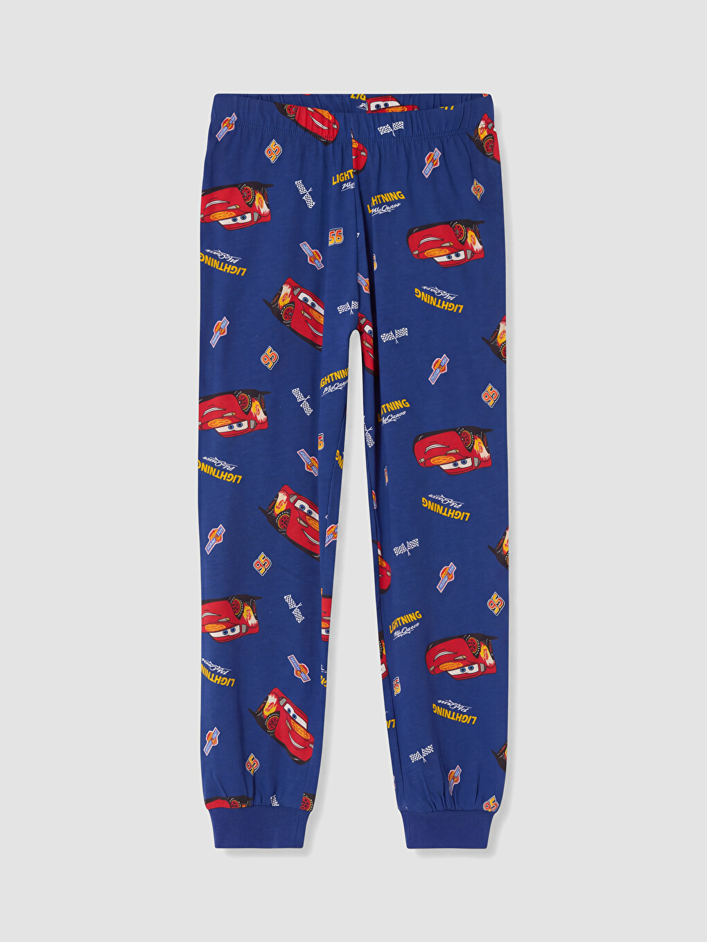 Kırmızı Cars Baskılı Erkek Çocuk Pijama Takımı-4