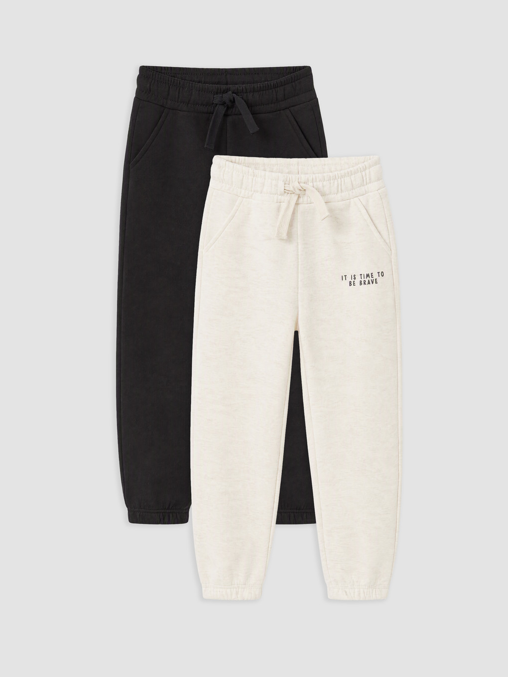 Boy White Jogger Sweatpants